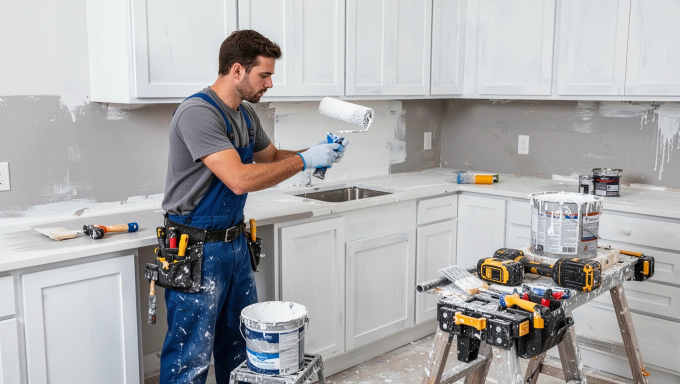 Kitchen Cabinet Painting